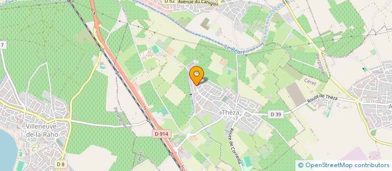 localisation de l'entreprise S.C.I. SEMM INVEST 2018  THEZA