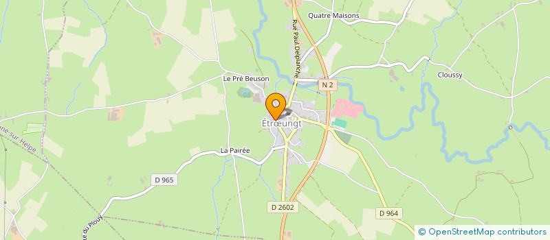 localisation de l'entreprise S.C.I. SEMO  ETRUNGT