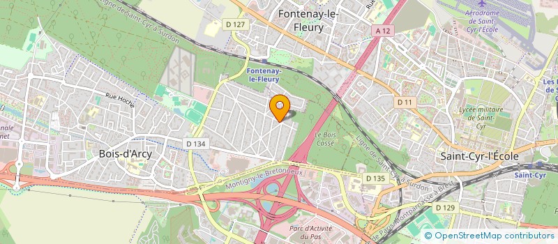 localisation de l'entreprise S.C.I. SER  BOIS-D'ARCY