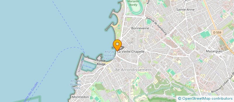 localisation de l'entreprise S.C.I. SERELIE  MARSEILLE