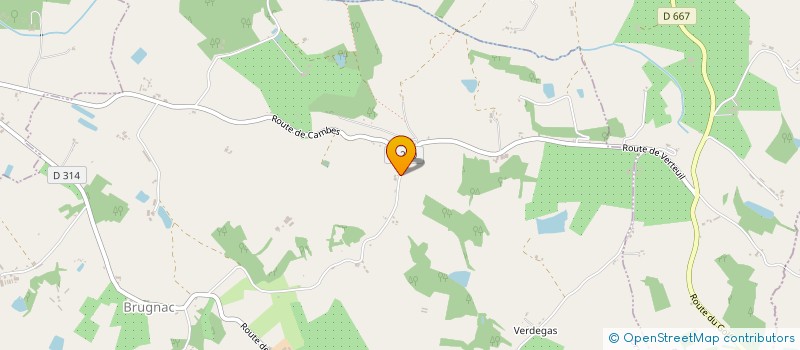 localisation de l'entreprise S.C.I SEVEN  BRUGNAC