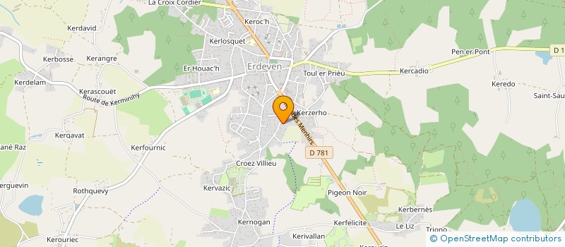 localisation de l'entreprise S.C.I. SEVEN 99  ERDEVEN