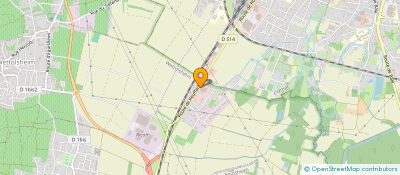 localisation de l'entreprise S.C.I SIAM  WETTOLSHEIM