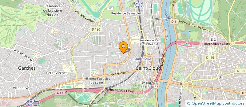 localisation de l'entreprise S.C.I SIDE UP LIMITED à SAINT-CLOUD