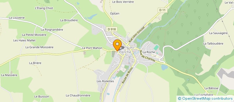 localisation de l'entreprise S.C.I. SILVA PERTICA à LONGNY LES VILLAGES