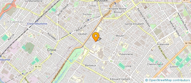 localisation de l'entreprise S.C.I. SIMBA  ROUBAIX