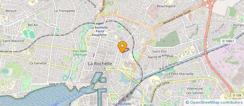 localisation de l'entreprise S.C.I.SIMON-MORIN  LA ROCHELLE