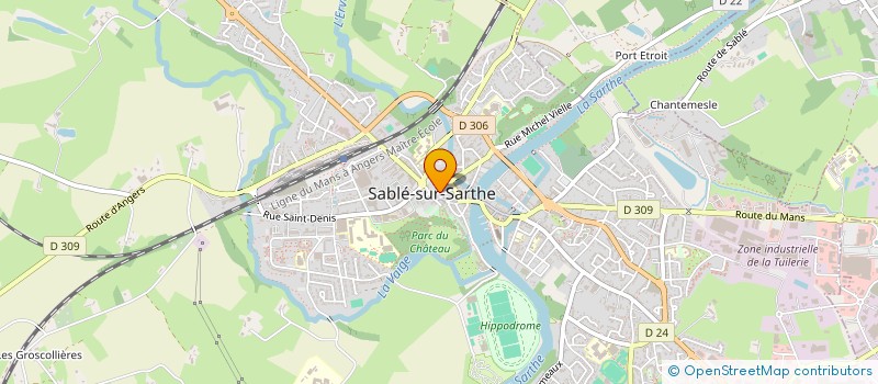 localisation de l'entreprise S.C.I. SIMONCINI  SABLE-SUR-SARTHE