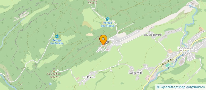 localisation de l'entreprise S.C.I SITAEL  FONCINE-LE-HAUT