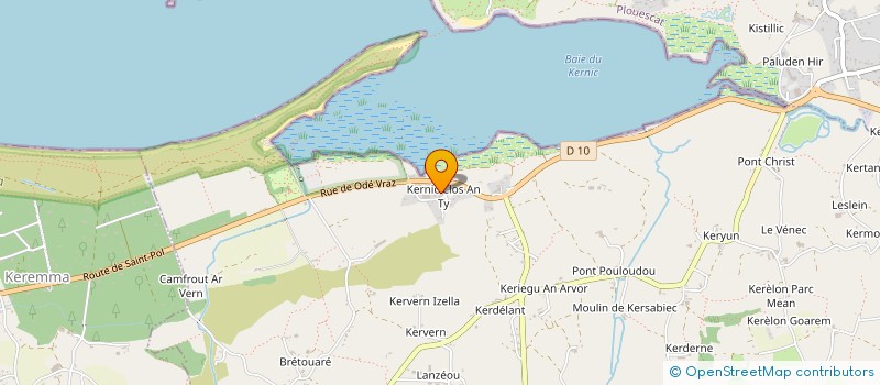 localisation de l'entreprise S.C.I. SLDC1  PLOUNEVEZ-LOCHRIST