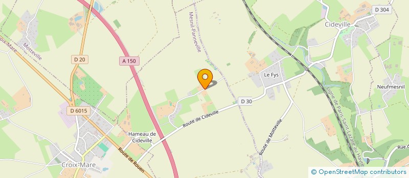 localisation de l'entreprise S.C.I. SMAQ  MESNIL-PANNEVILLE