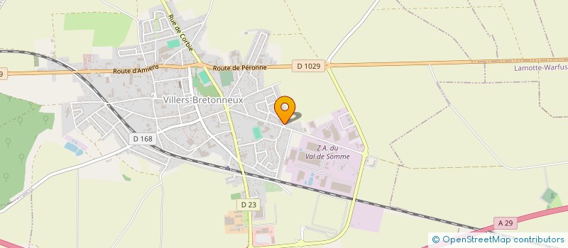 localisation de l'entreprise S.C.I SNT MONTDIDIER à VILLERS-BRETONNEUX