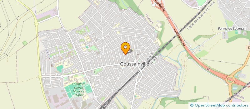 localisation de l'entreprise S.C.I. SOARES à GOUSSAINVILLE