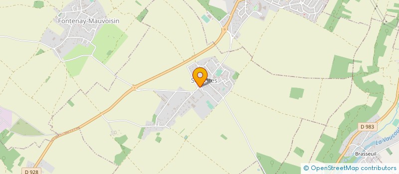 localisation de l'entreprise S.C.I. SOLEIL  SOINDRES