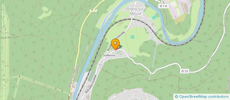 localisation de l'entreprise S.C.I. SOLFERINO  JOIGNY-SUR-MEUSE