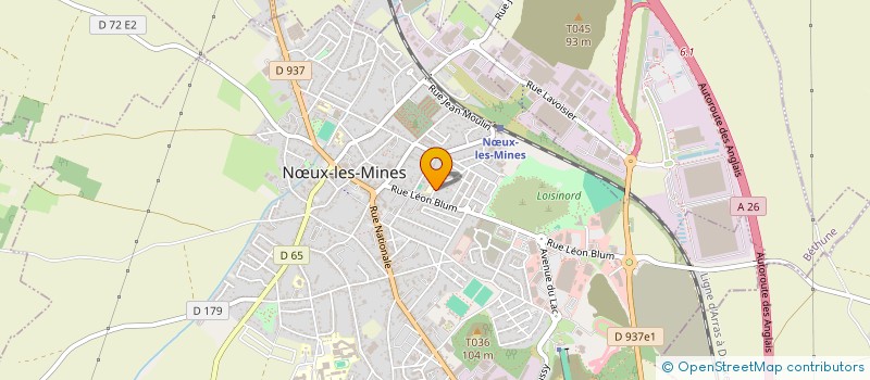 localisation de l'entreprise S.C.I SOLIBIEDA  NUX-LES-MINES