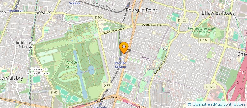 localisation de l'entreprise S.C.I. SOULAT INVESTMENT à SCEAUX