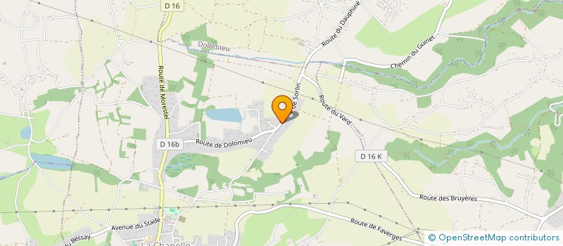 localisation de l'entreprise S.C.I. SOURDINI  LA CHAPELLE-DE-LA-TOUR