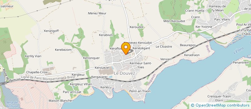 localisation de l'entreprise S.C.I. SOYARI  GUIPAVAS