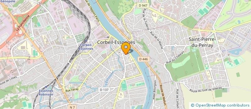 localisation de l'entreprise S.C.I. SPIRIMMO à CORBEIL-ESSONNES