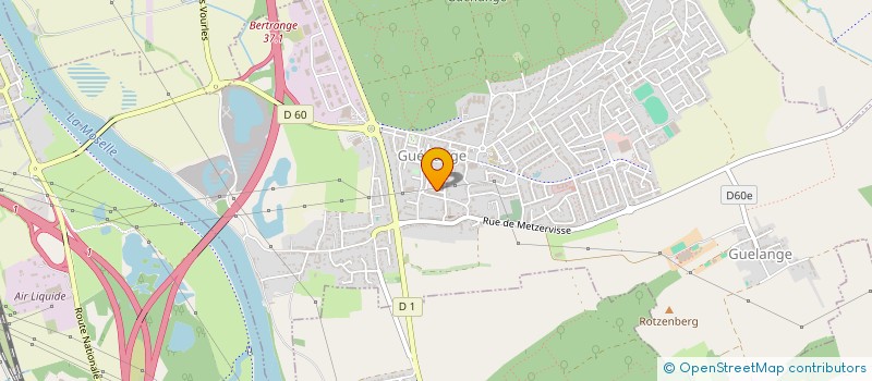 localisation de l'entreprise S.C.I SSMCJP  GUENANGE