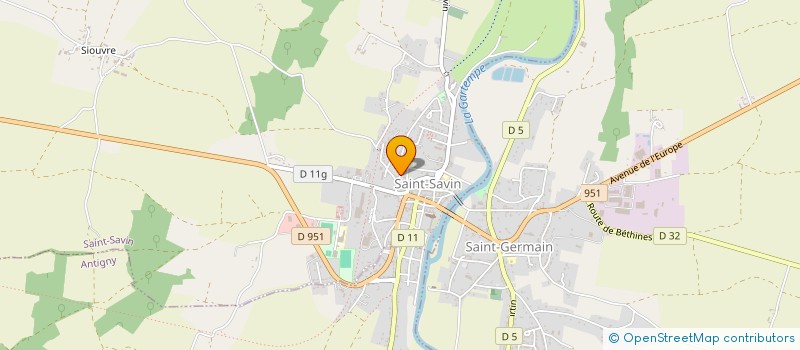 localisation de l'entreprise S.C.I. ST BUTLER à SAINT-SAVIN