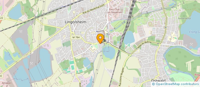 localisation de l'entreprise S.C.I ST-CHARBEL  LINGOLSHEIM
