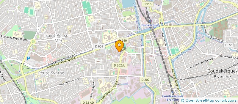 localisation de l'entreprise S.C.I. STALMA à DUNKERQUE