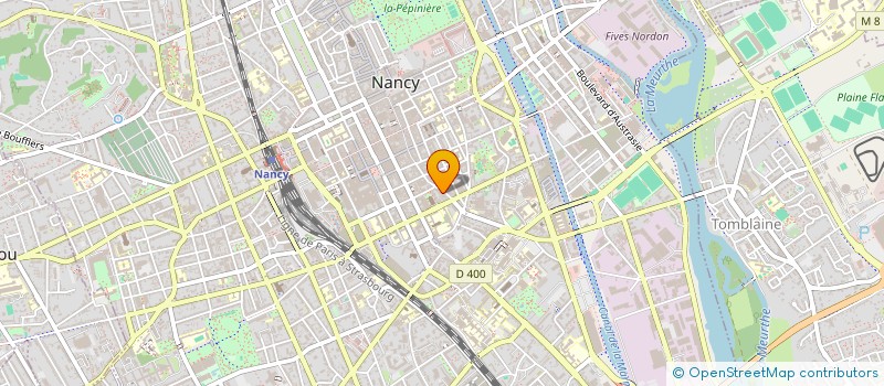 localisation de l'entreprise S.C.I. STATION SERVICE  NANCY