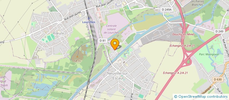 localisation de l'entreprise S.C.I STE REINE  LOURCHES