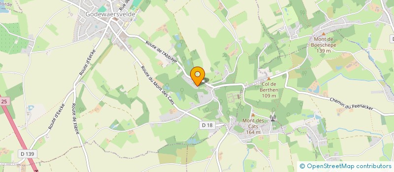 localisation de l'entreprise S.C.I. STEENACKER  GODEWAERSVELDE