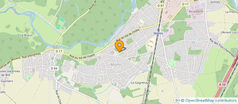 localisation de l'entreprise S.C.I STEMAMAYO  MONTS