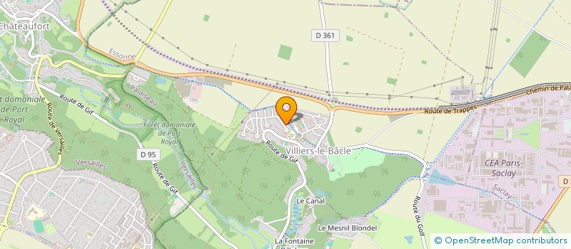 localisation de l'entreprise S.C.I. STEPHANE 2  VILLIERS-LE-BACLE