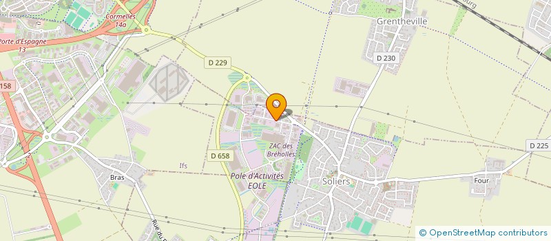 localisation de l'entreprise S.C.I. STEPHAT à SOLIERS