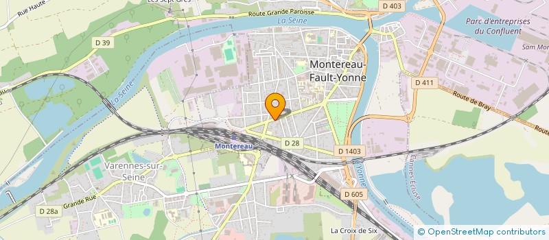 localisation de l'entreprise S.C.I. SULLY CHARENTON à MONTEREAU-FAULT-YONNE