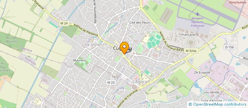 localisation de l'entreprise S.C.I SUSHI  CUGNAUX