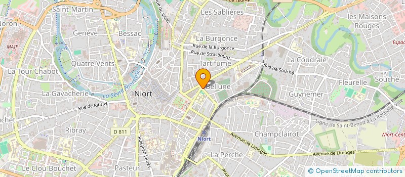 localisation de l'entreprise S.C.I. SUZANNE  NIORT