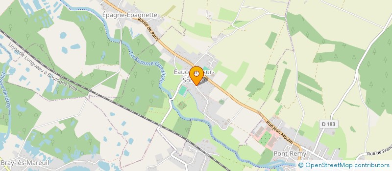 localisation de l'entreprise S.C.I. SYLVIE ET NICOLAS  EAUCOURT-SUR-SOMME