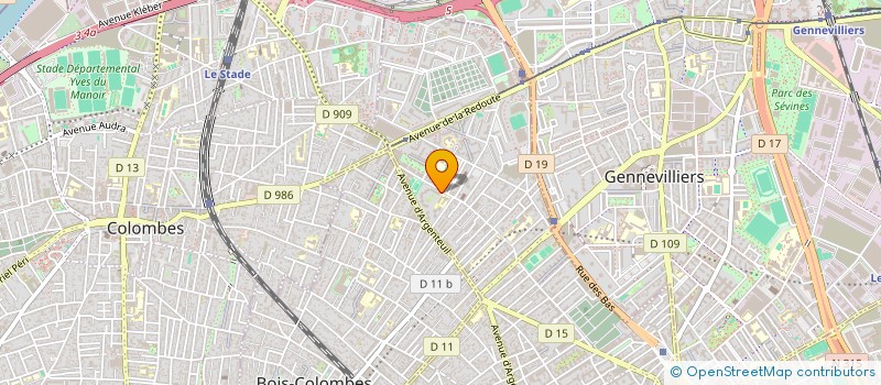 localisation de l'entreprise S.C.I T.AT. à ASNIERES-SUR-SEINE
