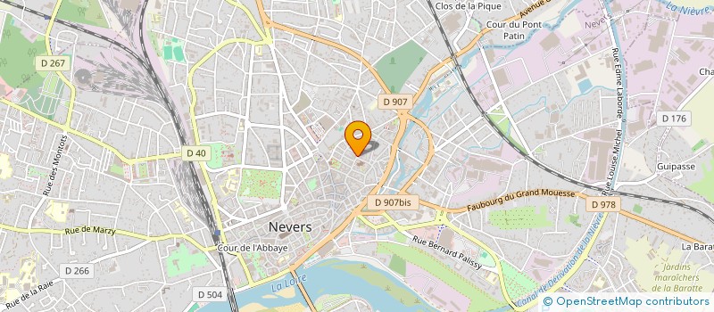 localisation de l'entreprise S.C.I. T'IMMO à NEVERS
