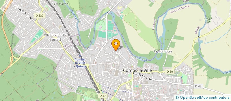 localisation de l'entreprise S.C.I. TALWEG  COMBS-LA-VILLE