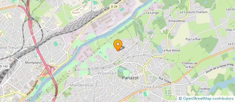 localisation de l'entreprise S C I TE AUMITI à PANAZOL
