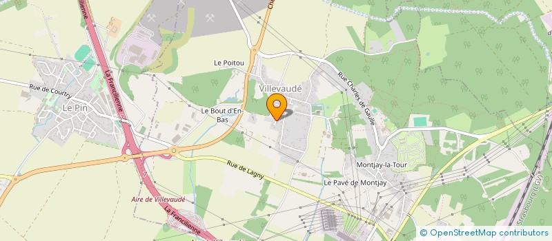 localisation de l'entreprise S.C.I. TECHVILLEVAUDE à VILLEVAUDE