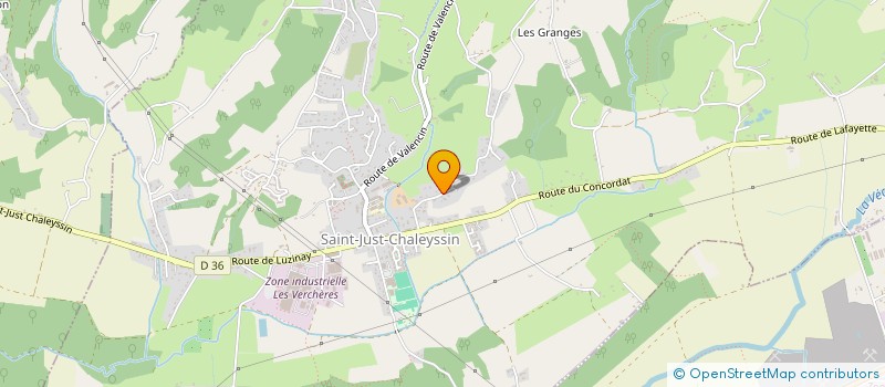 localisation de l'entreprise S.C.I. TEISSIER INVESTISSEMENT  SAINT-JUST-CHALEYSSIN