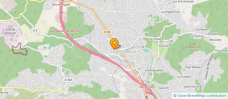 localisation de l'entreprise S.C.I TEO  LA BOUILLADISSE