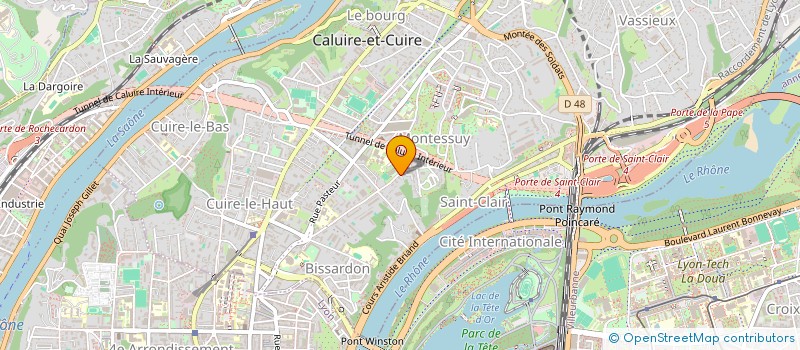 localisation de l'entreprise S.C.I THEDAHE  CALUIRE-ET-CUIRE