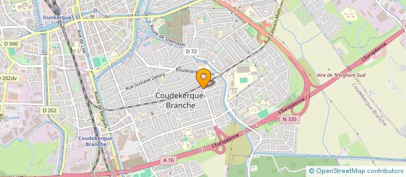 localisation de l'entreprise S.C.I THERAPIMMOB  COUDEKERQUE-BRANCHE