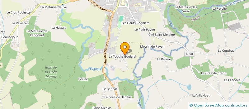 localisation de l'entreprise S.C.I. TI.GWEN  GUER