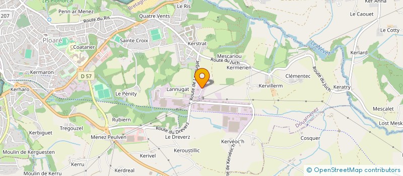 localisation de l'entreprise S.C.I. TI-MAR  POULLAN-SUR-MER