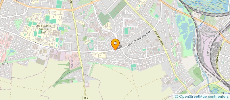 localisation de l'entreprise S.C.I. TIALEVE  AMIENS